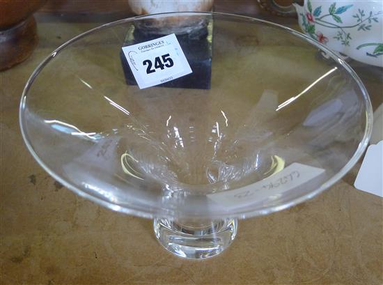 A Stuben glass bowl
